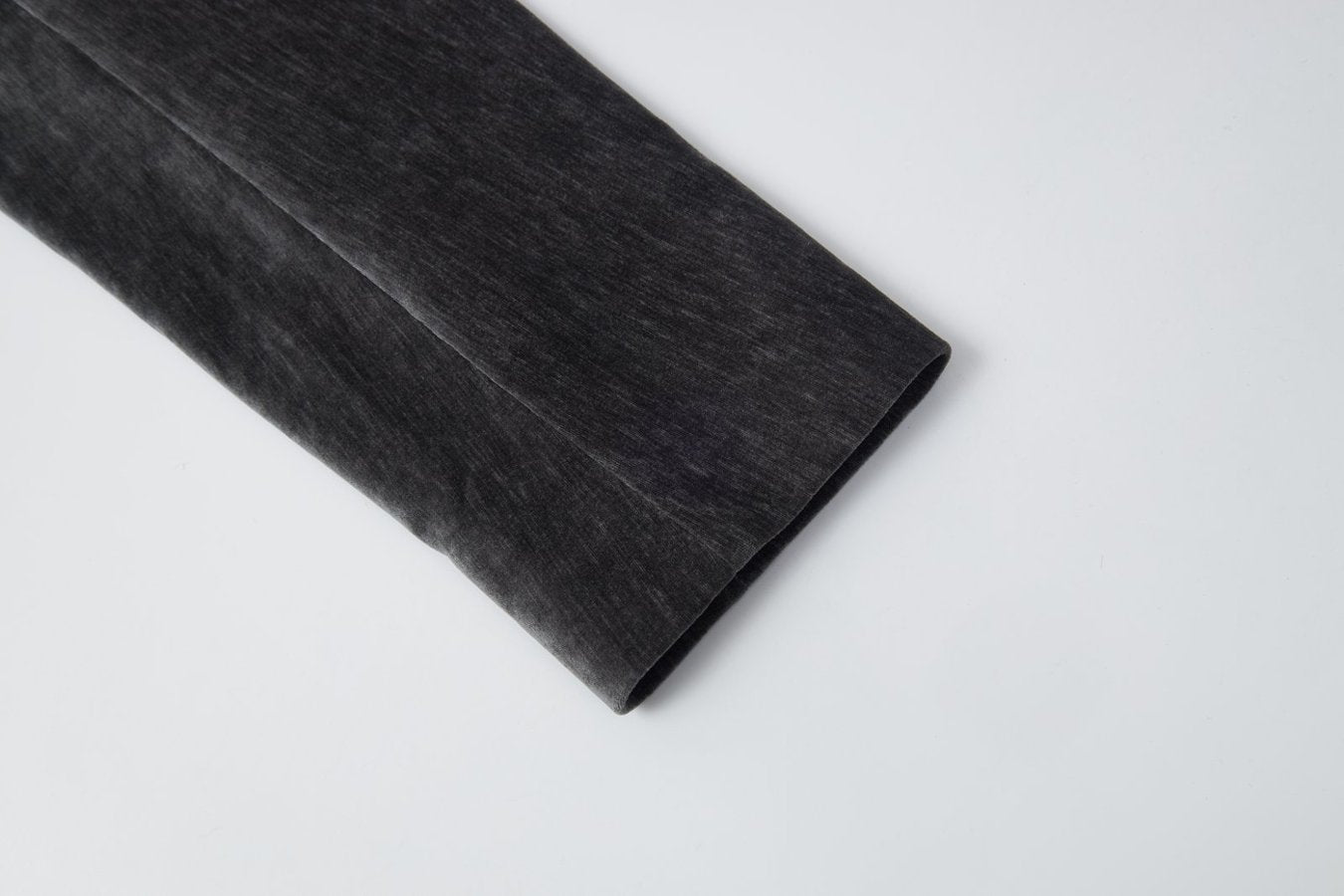 Grey Velvet Faux Two-Piece Jacket