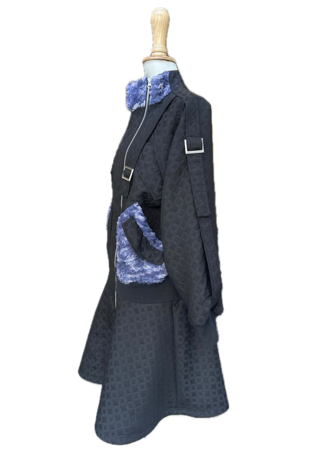Belted Long Blouson