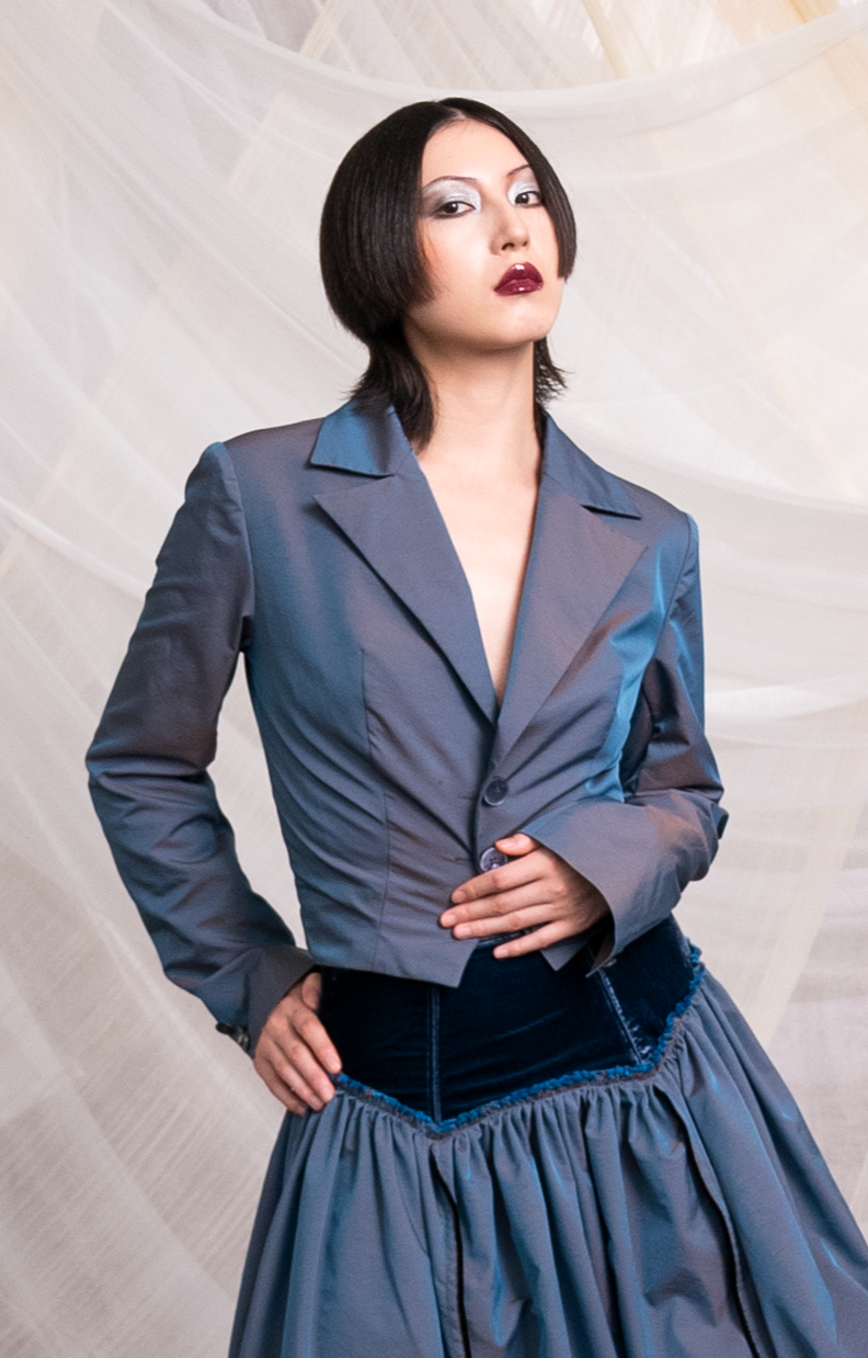 Two-Tone Woven Jacket