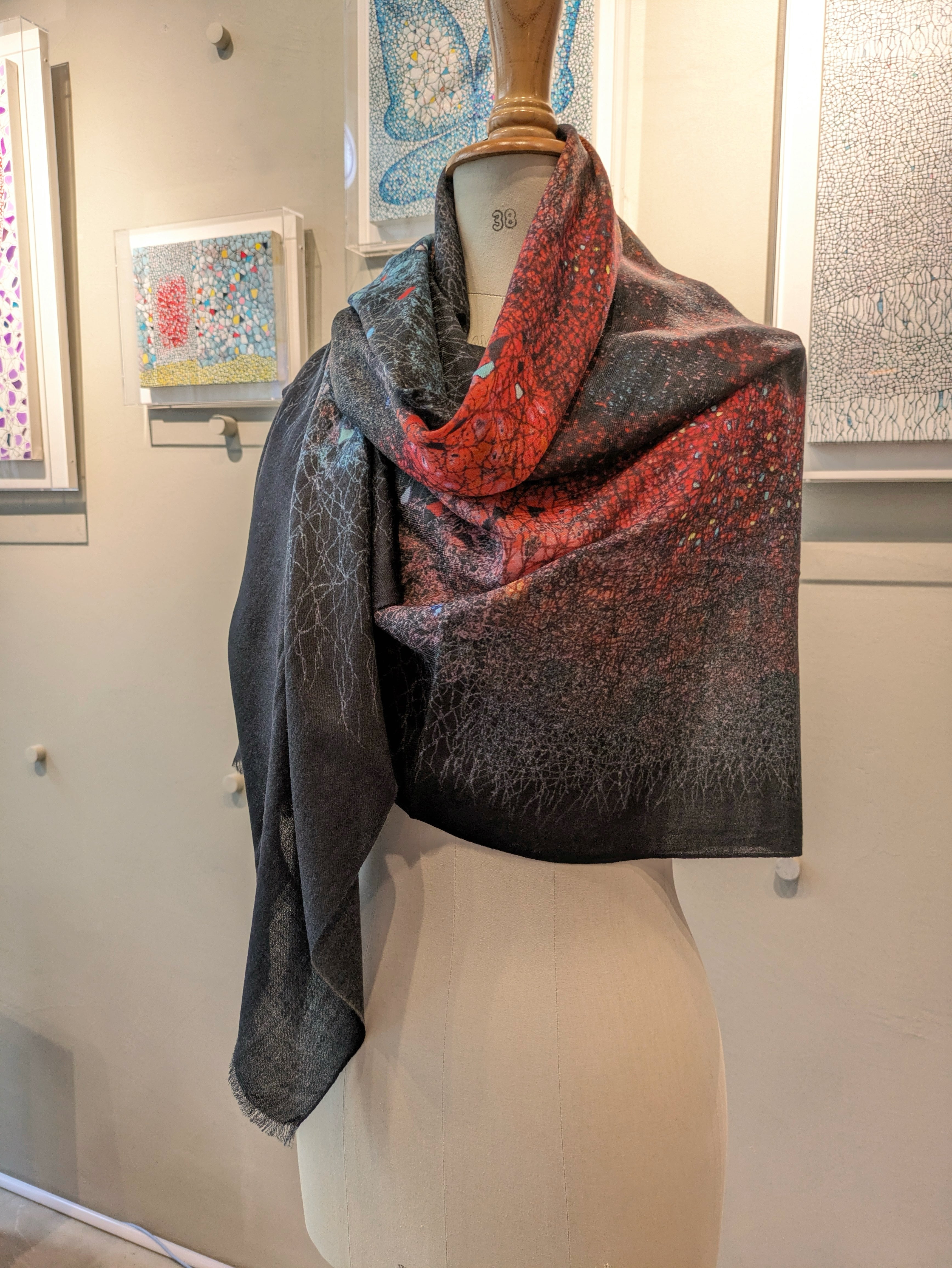printed cashmere scarf 02