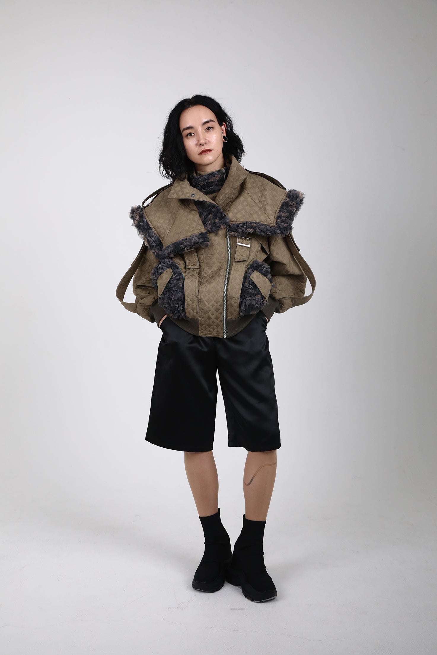 Belted Blouson