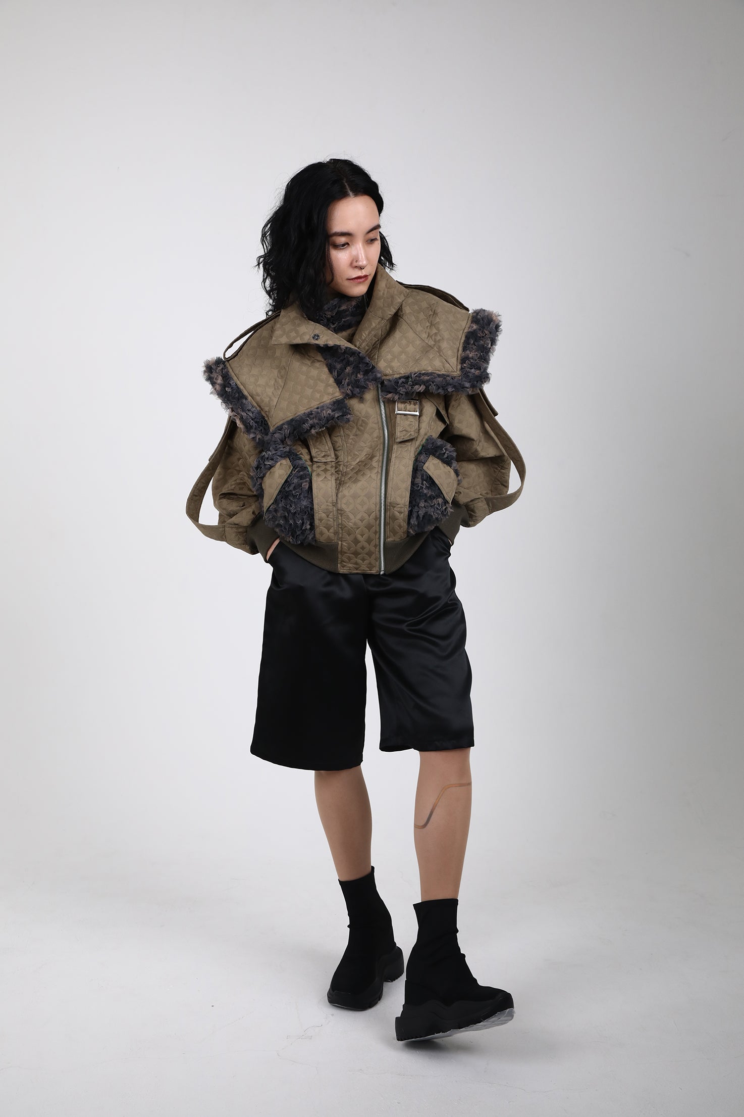Belted Blouson