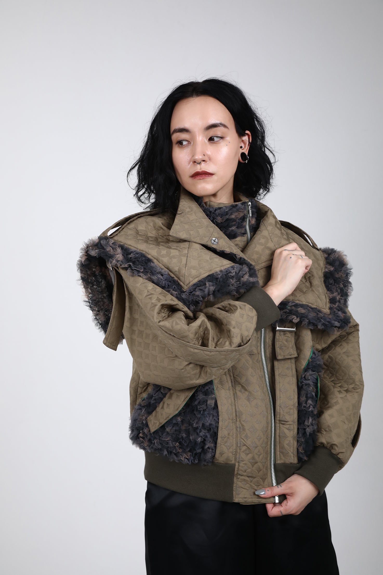 Belted Blouson