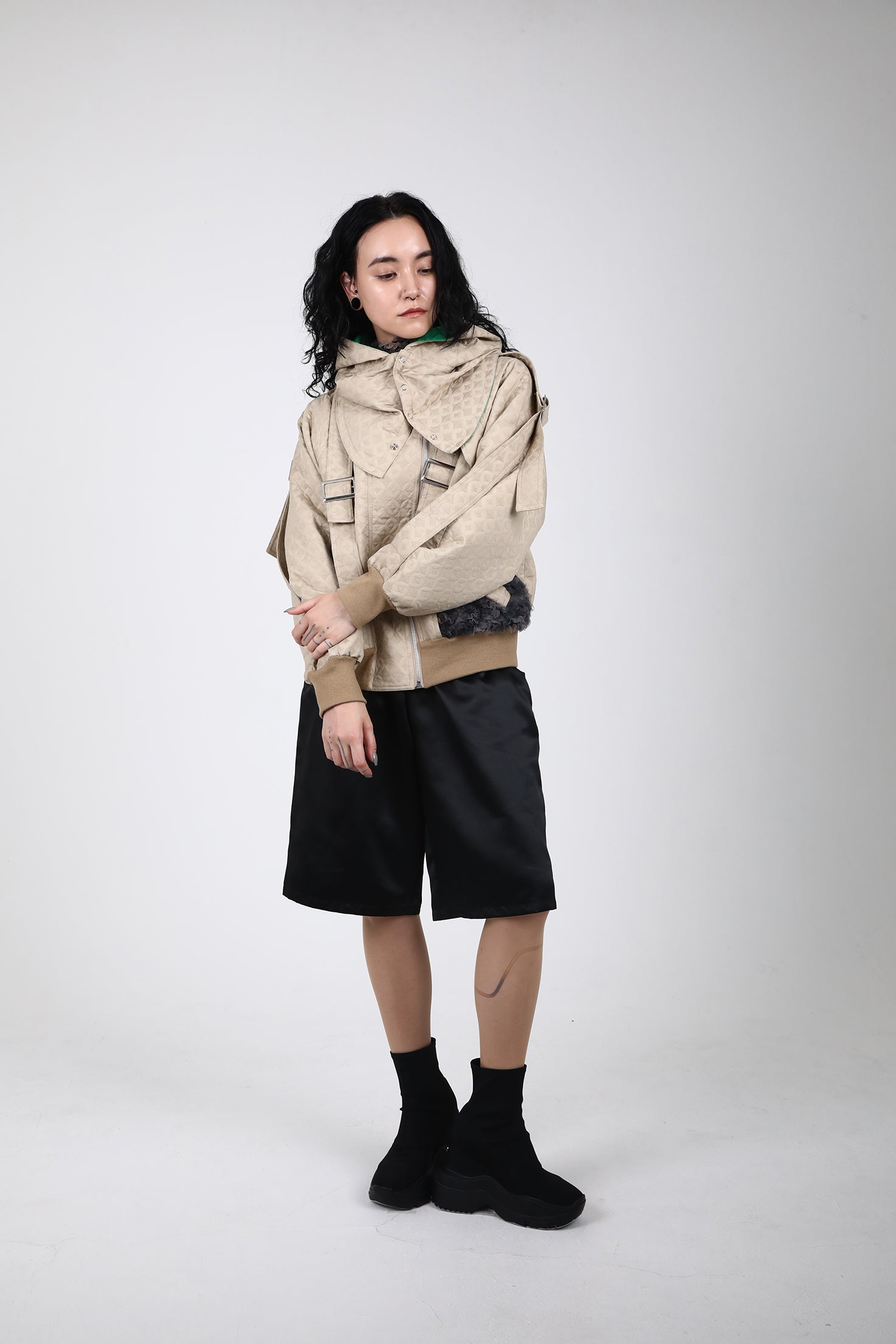 Belted Blouson