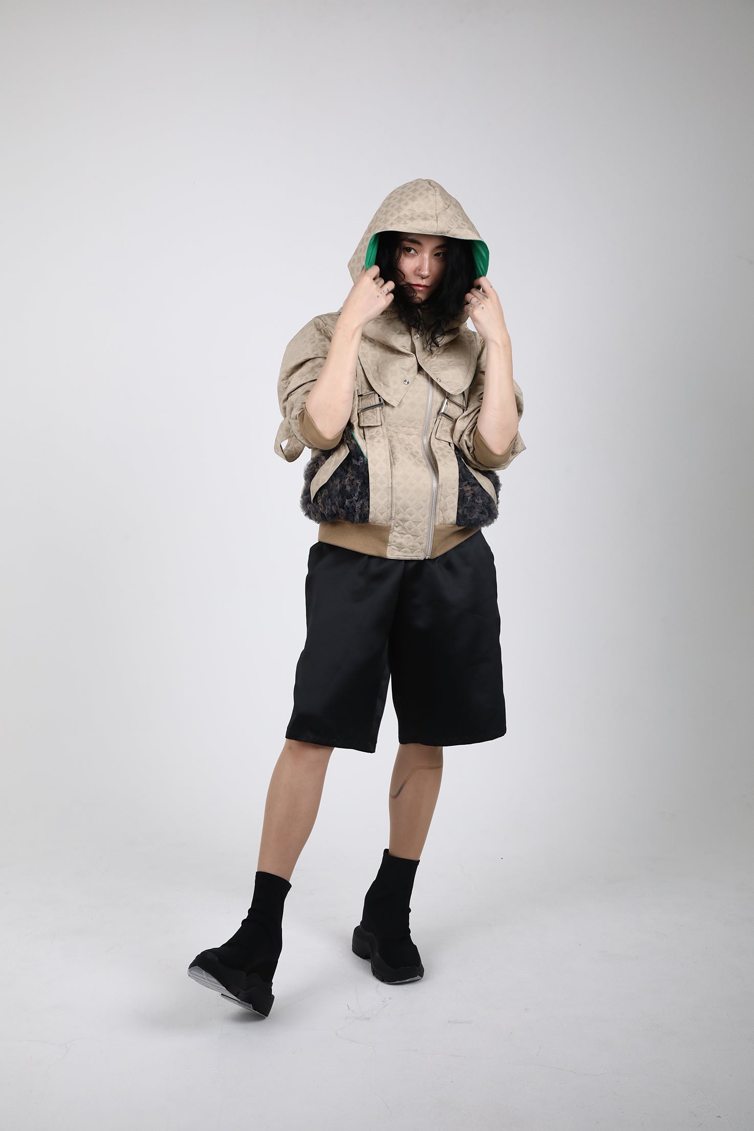 Belted Blouson