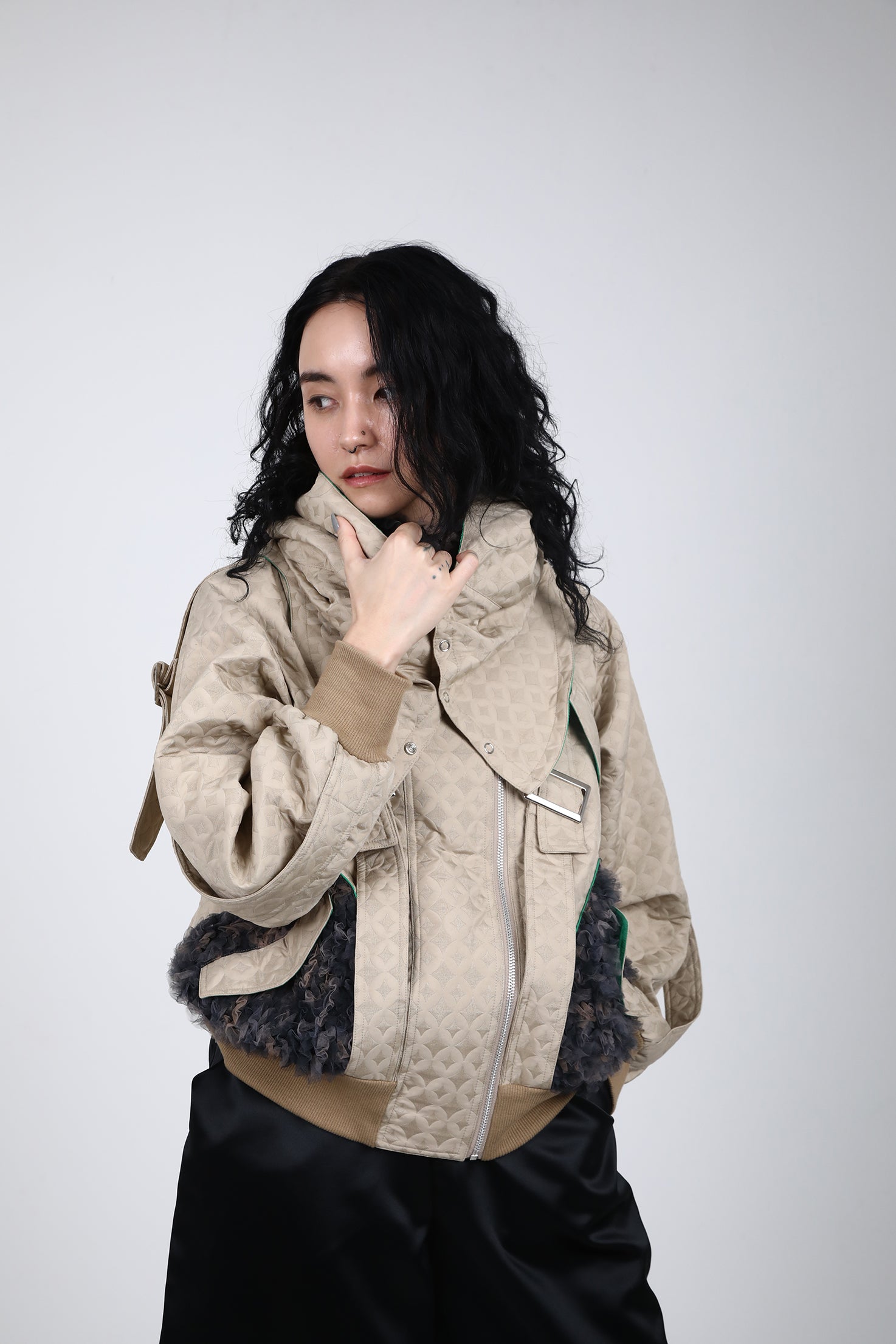 Belted Blouson