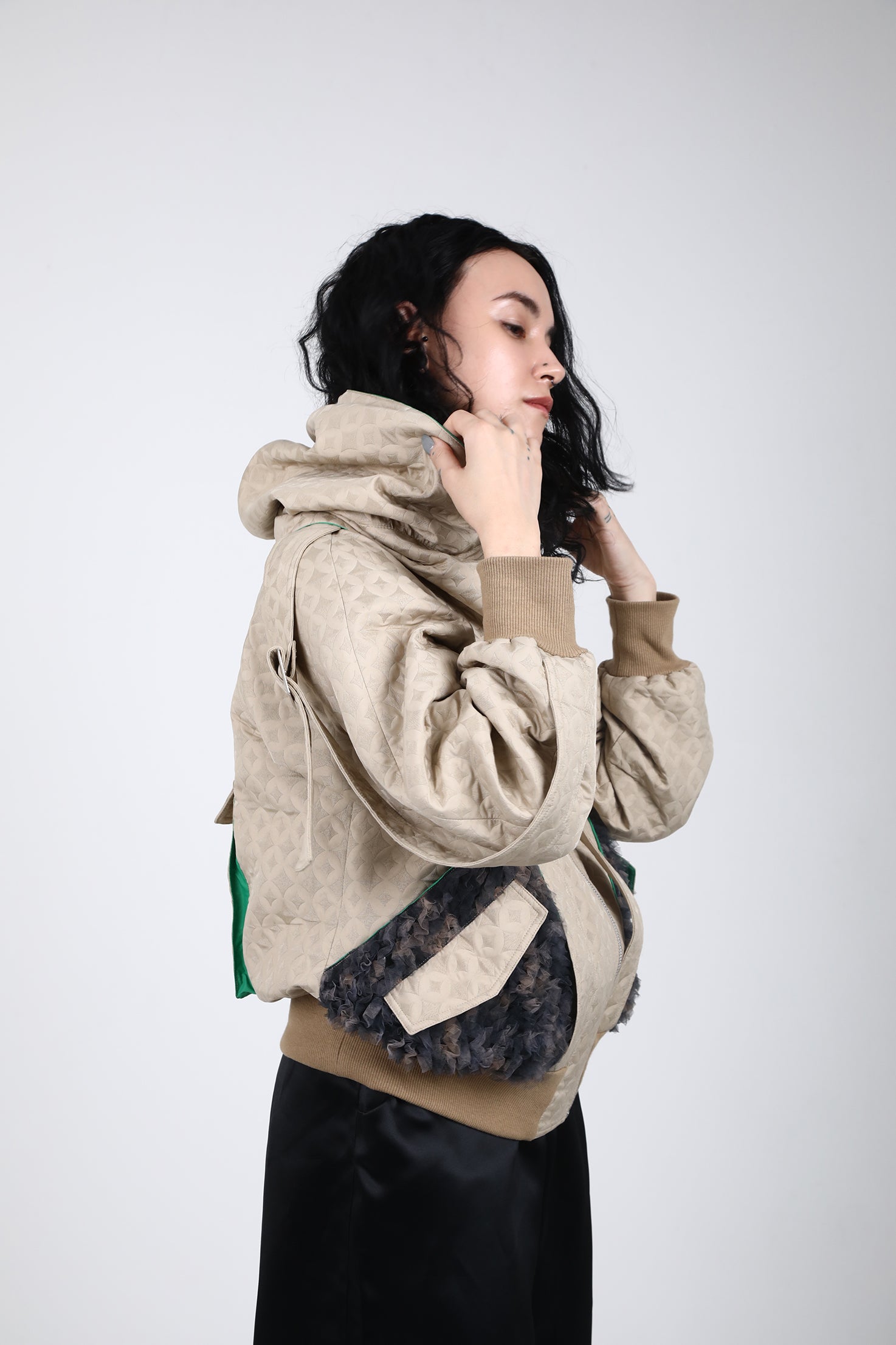 Belted Blouson
