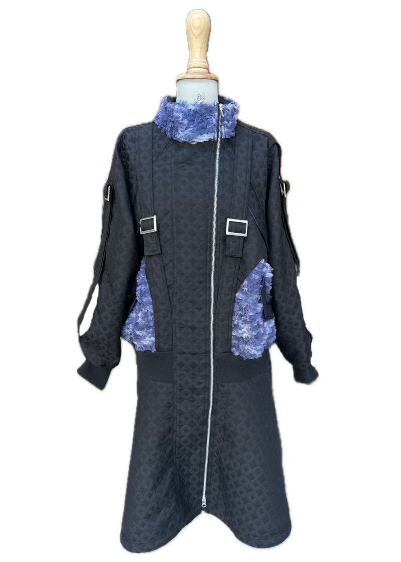 Belted Long Blouson