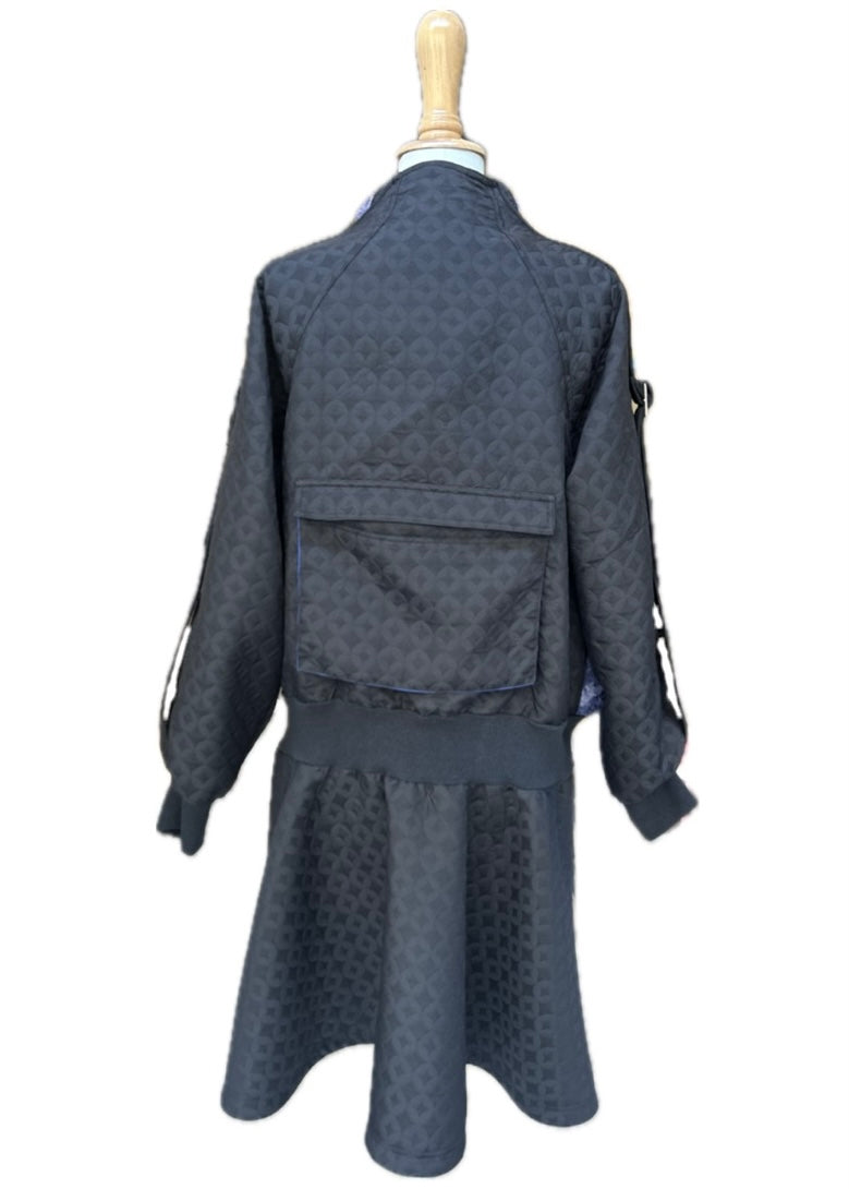 Belted Long Blouson