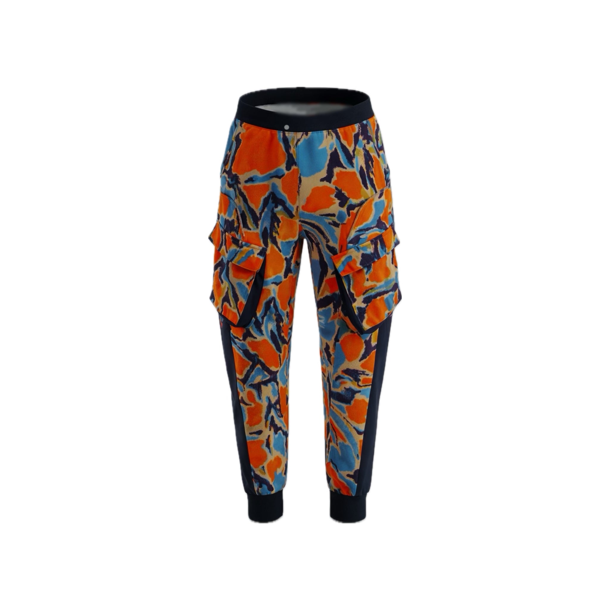 Camo Floral Pants Orange