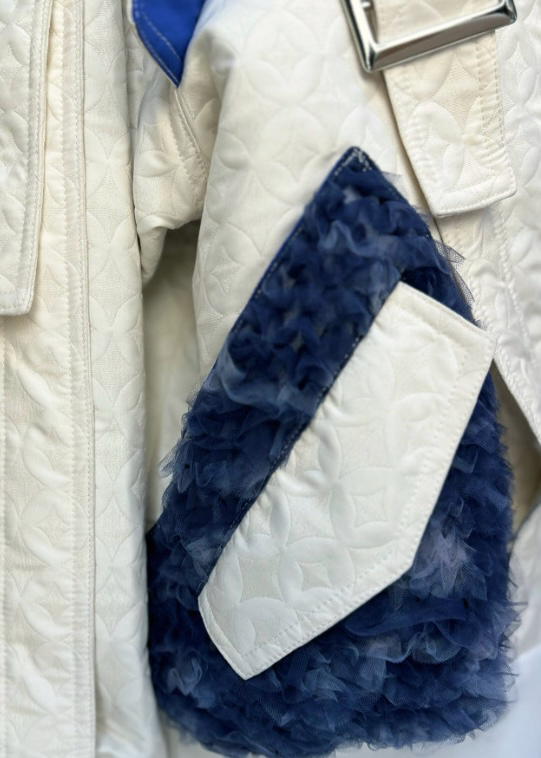 Belted Long Blouson