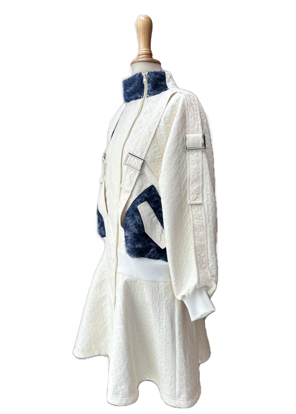 Belted Long Blouson