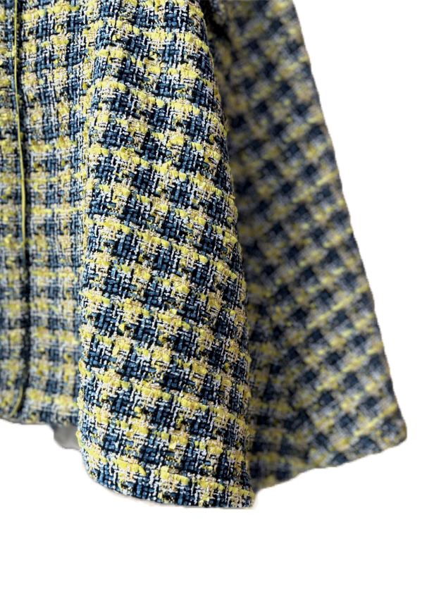 Check Flared Skirt