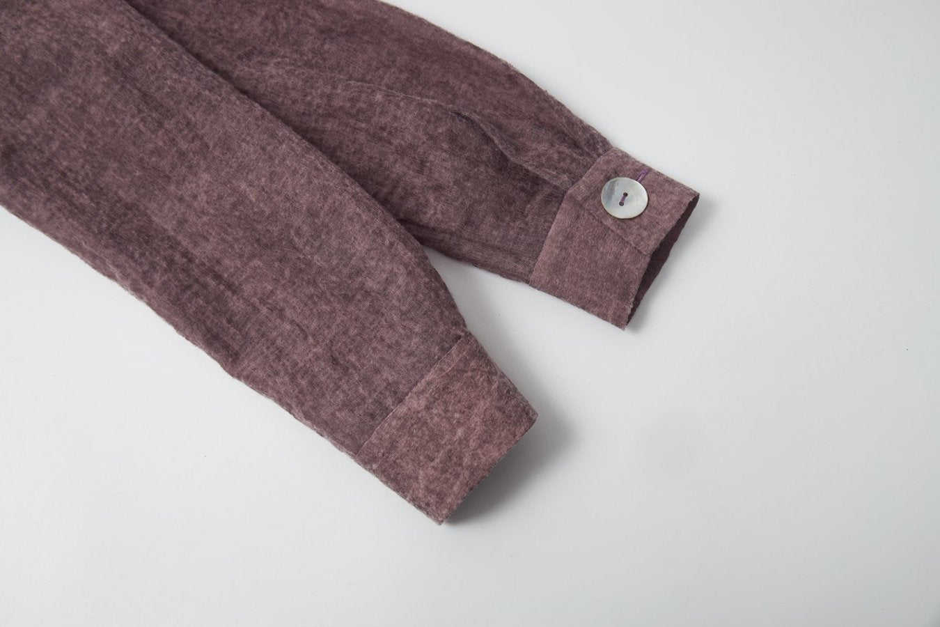 Purple Cowl-Neck Blouse