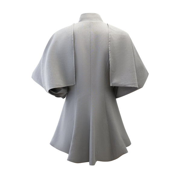Vest integrated stand-up collar jacket (changeable sleeves)