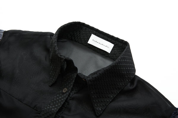 See-through frill shirt made of chiffon fabric