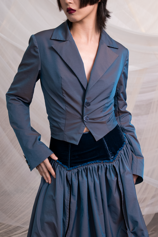 Two-Tone Woven Jacket