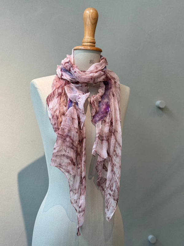 Silk wool needle punch stole_09_2