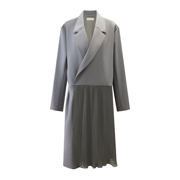 Short jumpsuit with skirt