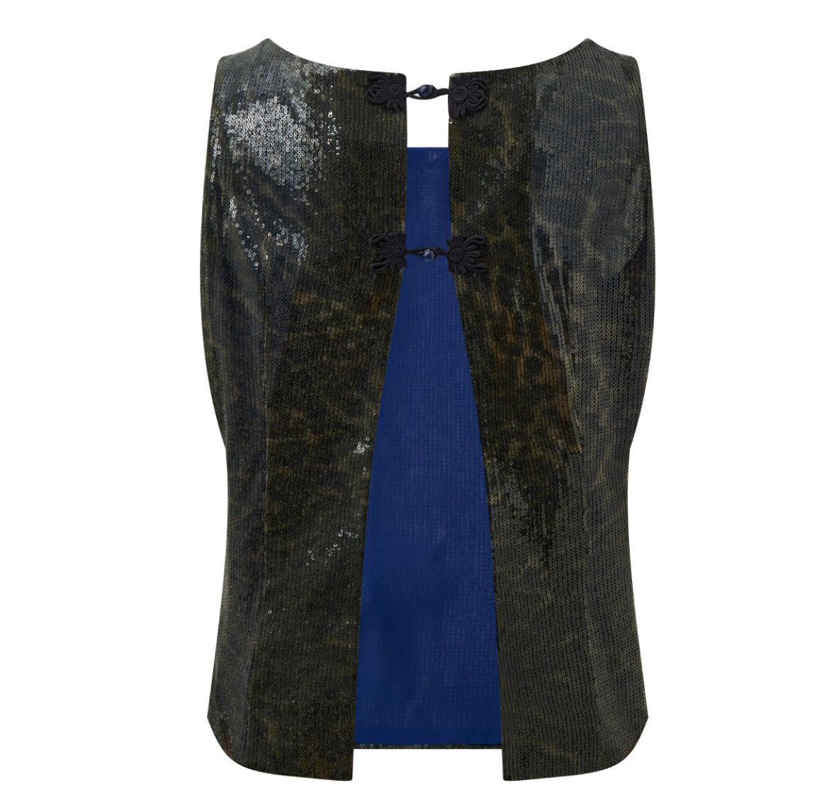 Leopard sequin tops