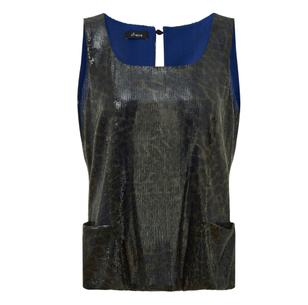 Leopard sequin tops